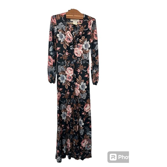 1970s "Sunday's Child, California" Pyschedelic‎ Maxi Dress M - Picture 5 of 15